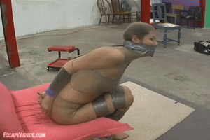 xsiteability.com - Stephanie Bound Tape Encased Pantyhose 2 thumbnail